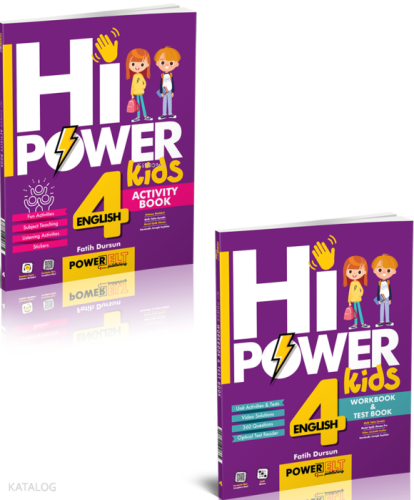 Model Eğitim Yayınları  4.Sınıf Hi! Power İngilizce Seti (2 Kitap)