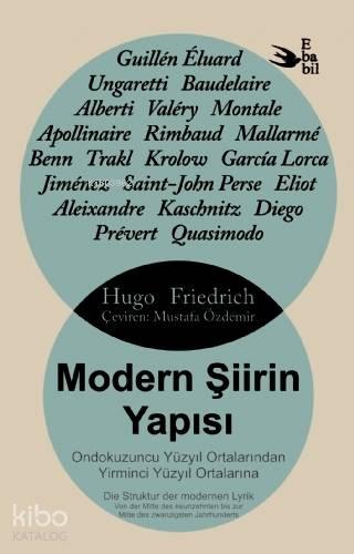 Modern Şiirin Yapısı Ondokuzuncu Yüzyıl Ortalarından Yirminci Yüzyıl Ortalarına