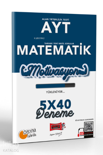 Motivasyon AYT Matematik 5x40 Deneme | benlikitap.com