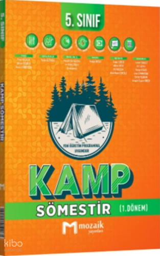 Mozaik Yayınları 5. Sınıf Kamp Sömestir 1. Dönem | benlikitap.com