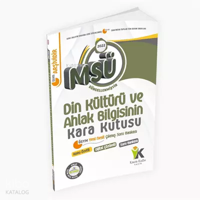 MSÜ Din Kültürü Ve Ahlak Bilgisinin Kara Kutusu Konu Özetli Dijital Çözümlü Çıkmış Soru Bankası