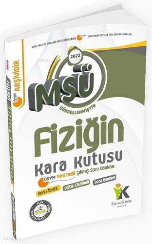 MSÜ Fiziğin Kara Kutusu Konu Özetli Dijital Çözümlü Çıkmış Soru Bankası