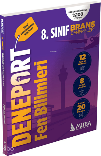 Muba 8. Sınıf Deneport Fen Bilimleri Branş Denemesi | benlikitap.com