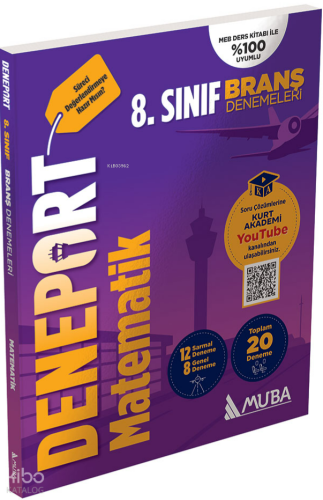 Muba 8. Sınıf Deneport Matematik Branş Denemesi | benlikitap.com