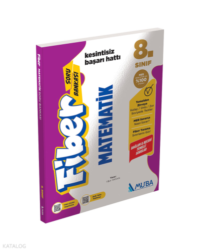 Muba 8. Sınıf Matematik Fiber Soru Bankası | benlikitap.com