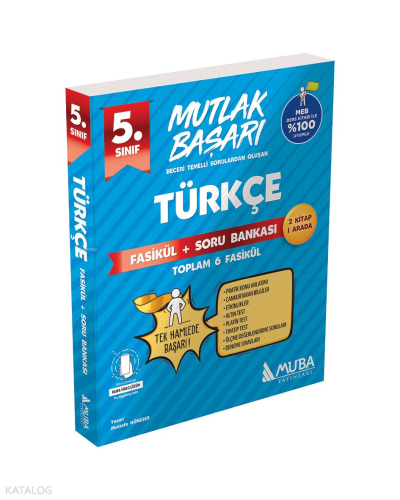 Muba Yayınları 5.Sınıf Türkçe Fasikül + Soru Bankası