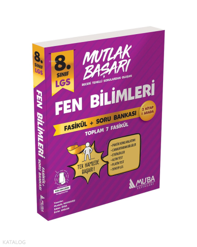 Muba Yayınları LGS Fen Bilimleri Fasiküller+Soru Bankası