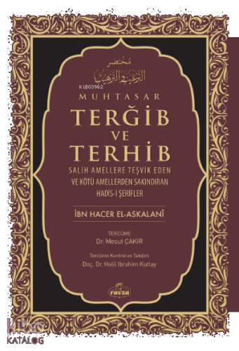 Muhtasar Terğib Ve Terhib (Ciltli)