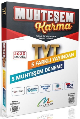 Muhteşem Karma TYT 5'li Deneme Seti 2023 Model