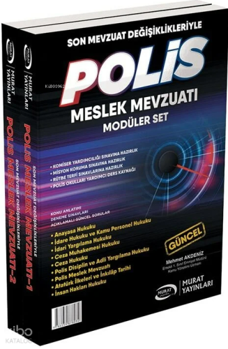Murat Yayınları 2026 Polis Meslek Mevzuatı Komiser Yardımcılığı Misyon Koruma ve Rütbe Terfi Konu Anlatımlı Set