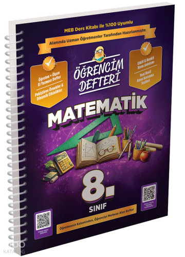 Murat Yayınları 8.Sınıf Matematik Öğrencim Defteri | benlikitap.com