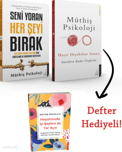 Müthiş Psikoloji Seti 1 (2 Kitap - Defter Hediyeli) | benlikitap.com