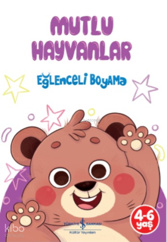 Mutlu Hayvanlar - Eğlenceli Boyama | benlikitap.com
