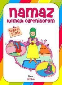 Namaz Kılmayı Öğreniyorum (Kız 3-7 Yaş) Boyama Kitabı