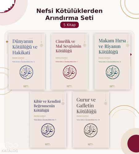 Nefsi Kötülüklerden Arındırma Seti (5 Kitap) | benlikitap.com