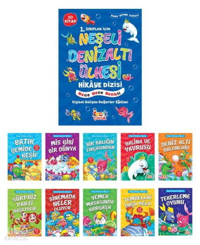 Neşeli Denizaltı Ülkesi(10 Kitap)