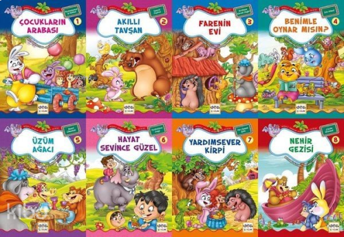 Neşeli Orman Hikayeleri Dizisi (8 Kitap Takım) - Büyük Boy