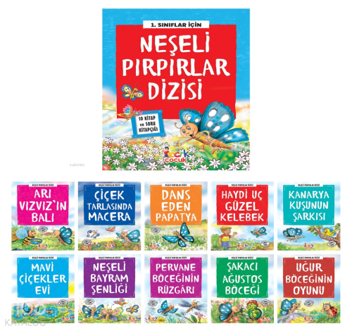 Neşeli Pırpırlar Dizisi;(10 Kitap+Soru Kitapçığı) | benlikitap.com