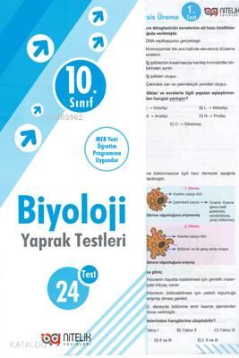 Nitelik -10. Sınıf Biyoloji Yaprak Testleri