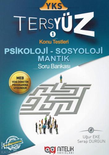 Nitelik Yayınları YKS Psikoloji Sosyoloji Mantık Tersyüz Soru Bankası Nitelik 