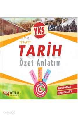Nitelik Yayınları YKS TYT - AYT Tarih Özet Anlatım | benlikitap.com