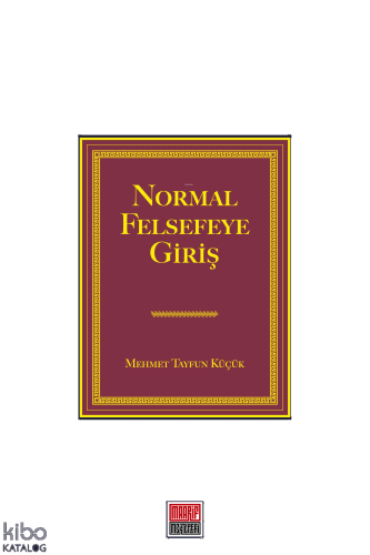 Normal Felsefeye Giriş | benlikitap.com