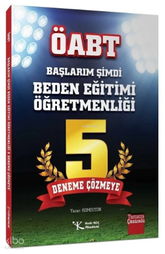 ÖABT BESYO Başlarım Şimdi Beden Eğitimi 5 Deneme Çözmeye | benlikitap.