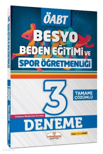 ÖABT BESYO Beden Eğitimi ve Spor Öğretmenliği 3 Deneme Çözümlü | benli
