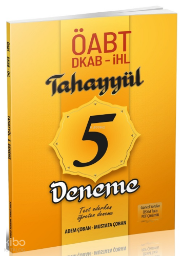 ÖABT Din Kültürü ve Ahlak Bilgisi 5 Deneme Çözümlü