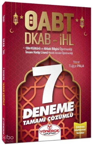 ÖABT Din Kültürü ve Ahlak Bilgisi Öğretmenliği 7 Deneme Çözümlü | benl
