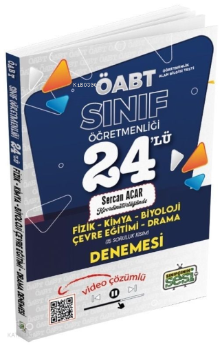 ÖABT Sınıf Öğretmenliği (Fizik, Kimya, Biyoloji, Çevre Eğitimi, Drama)