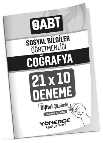 ÖABT Sosyal Bilgiler Öğretmenliği Coğrafya 21x12 Deneme Çözümlü