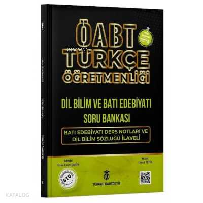 ÖABT Türkçe Dil Bilim ve Batı Edebiyatı Soru Bankası Çözümlü