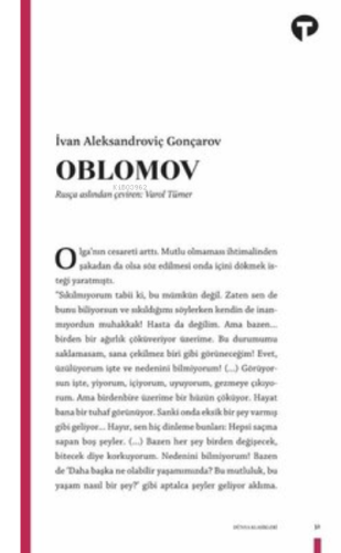 Oblomov | benlikitap.com