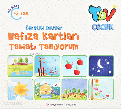 Öğretici Oyunlar Hafıza Kartları - Hayvanları Öğreniyorum 48 Kart