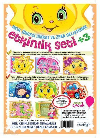 Okul Öncesi Dikkat ve Zeka Geliştirme Etkinlik Seti +3