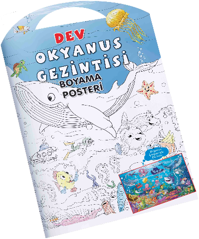 Okyanus Gezintisi Dev Boyama Posteri | benlikitap.com