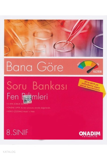 Onadım 8.Sınıf Bana Göre Soru Bankası Fen Bilimler