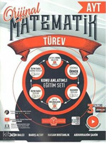 Orijinal Yayınları AYT Matematik Türev Konu Anlatımlı | benlikitap.com