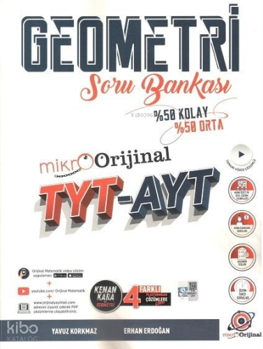 Orijinal Yayınları TYT AYT Geometri Mikro Soru Bankası | benlikitap.co