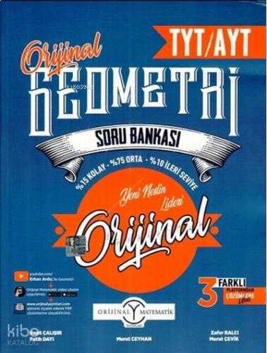 Orijinal Yayınları TYT AYT Orijinal Geometri Soru Bankası | benlikitap