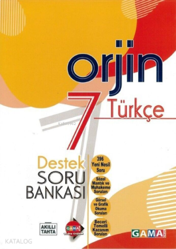 Orjin 7 Türkçe Destek Soru Bankası + 20 Deneme (2 Kitap) | benlikitap.