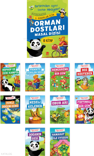 Orman Dostları Masal Dizisi Seti; 10 Kitap Takm