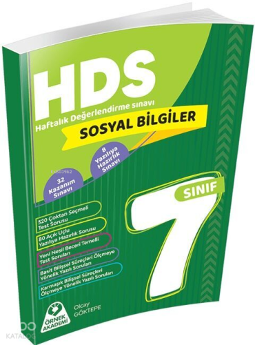 Örnek Akademi 7. Sınıf Sosyal Bilgiler Haftalık Değerlendirme Sınavı H