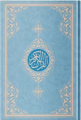 Orta Boy Resm-i Osmani Kur'an-ı Kerim (Özel, Mavi Kapak, Mühürlü, Kod: