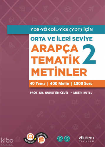 Orta ve İleri Seviye Arapça Tematik Metinler 2 | benlikitap.com
