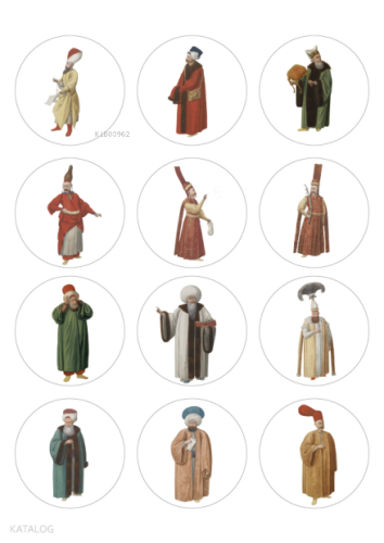 Osmanlılar Sticker Seti - 12’li | benlikitap.com