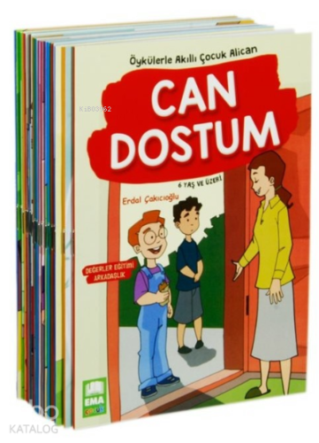 Öykülerle Akıllı Çocuk Alican (20 Kitap Set) 6 Yaş ve Üzeri Değerler Eğitimi