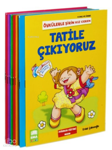 Öykülerle Şirin Kız Ceren (10 Kitap Set) 6 Yaş ve Üzeri Değerler Eğitimi