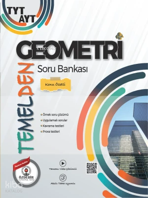 Özdebir Yayınları TYT-AYT Temelden Geometri Soru Bankası | benlikitap.